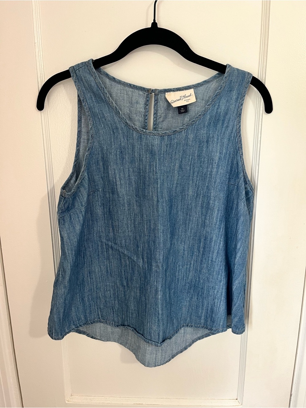 Universal Thread Light Blue Denim Sleeveless Tank - Picture 1 of 4
